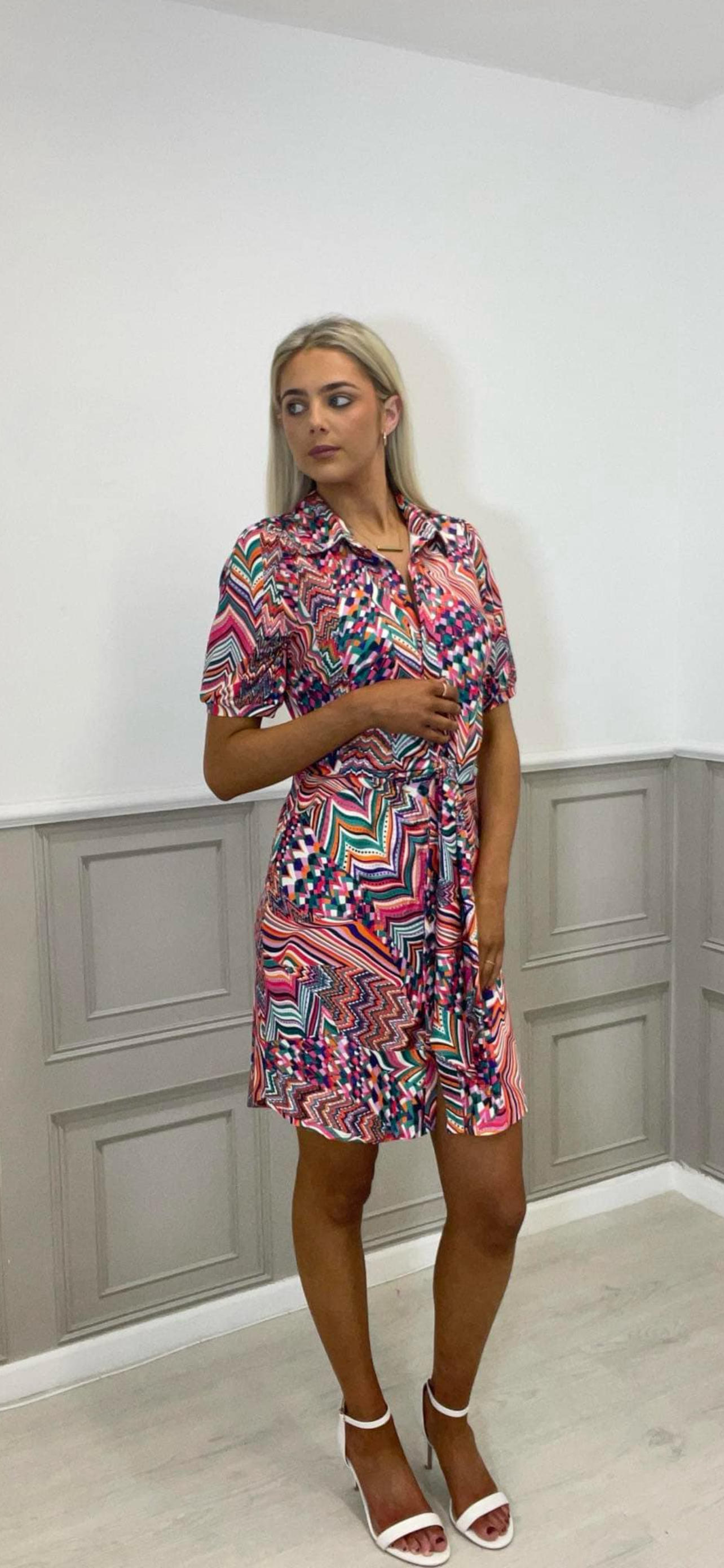 K-Design multi coloured print.