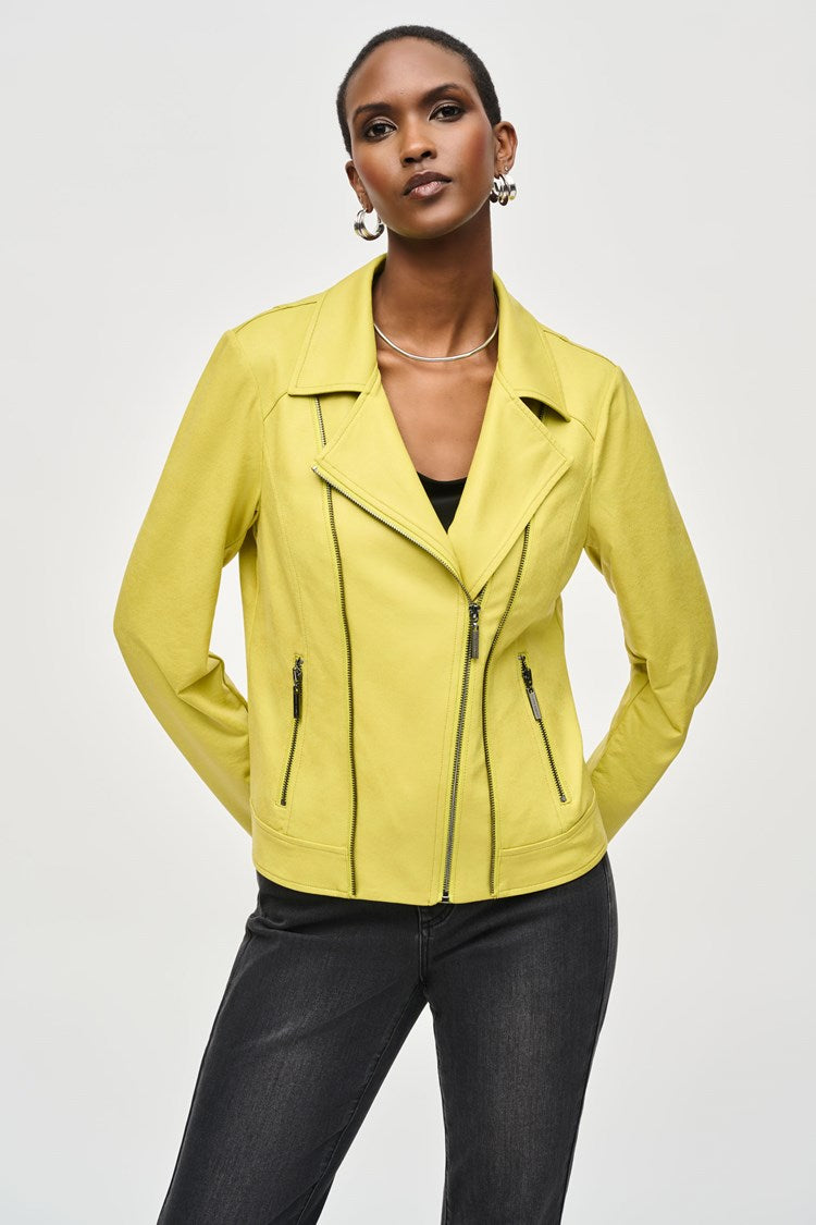 Lime leather jacket best sale