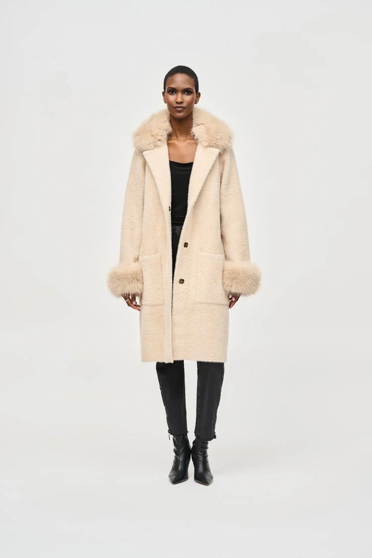 Boutique faux fur coat best sale