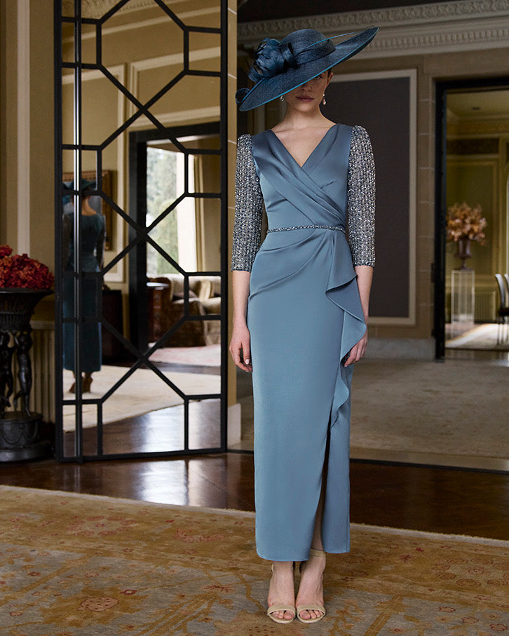 COUTURE CLUB DRESS 1GJ1 IN STEEL BLUE. Gasp Boutique COUTURE CLUB DRESS 1GJ1 IN STEEL BLUE. Gasp Boutique