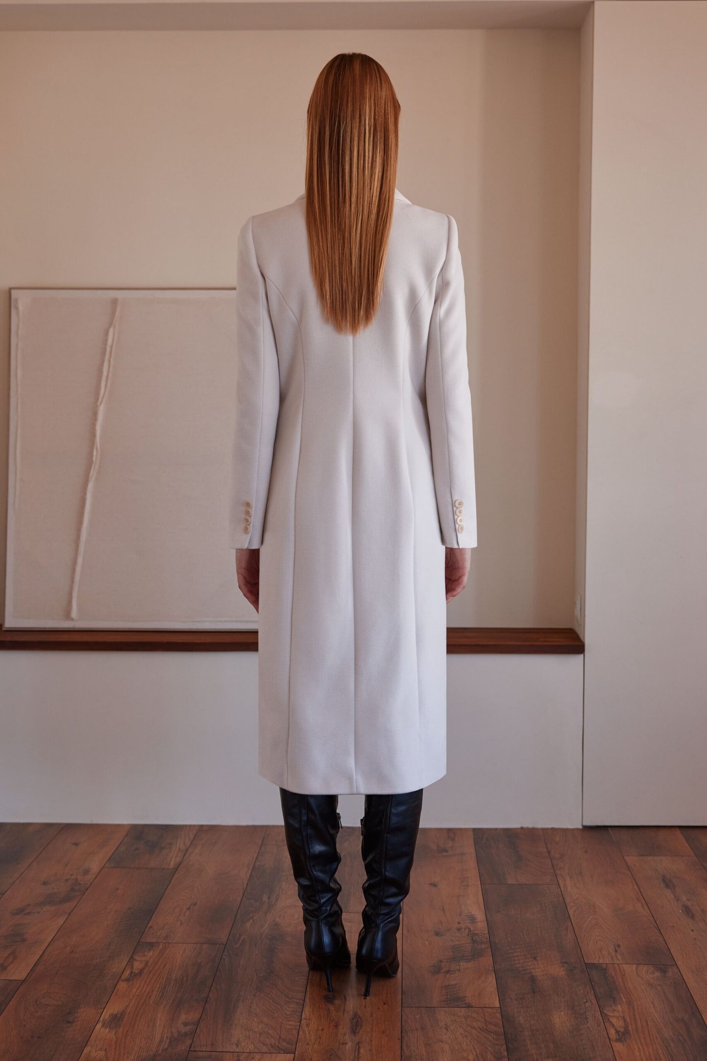 Argiddo Cream Tailored Coat
