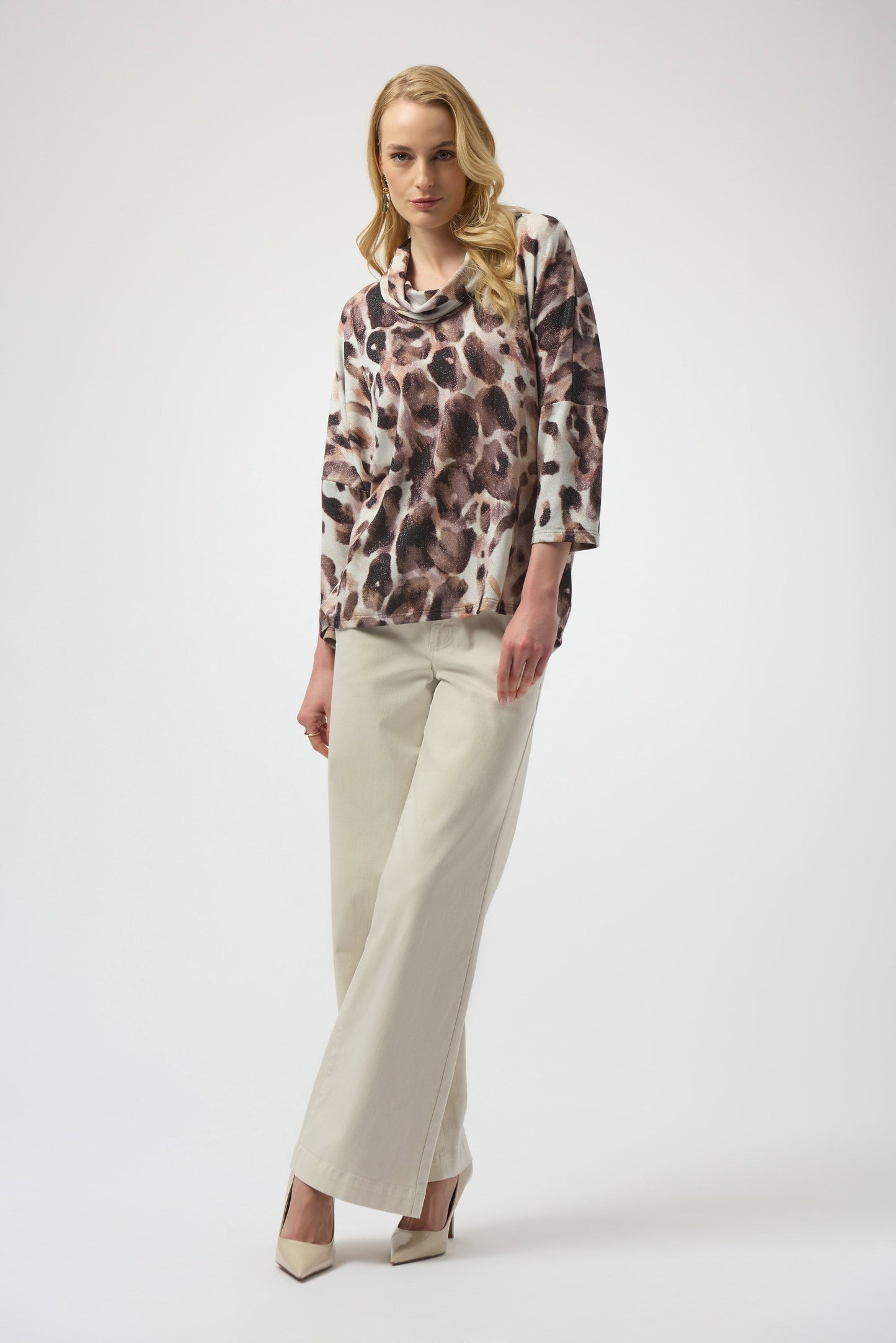 Sweater Knit Animal Print Tunic
254033