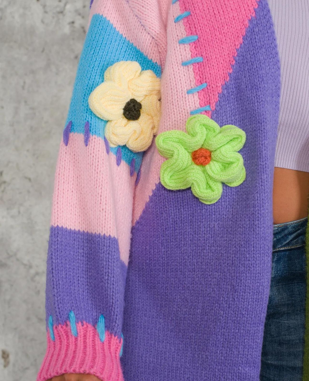 Colourburst floral cartigan 8881