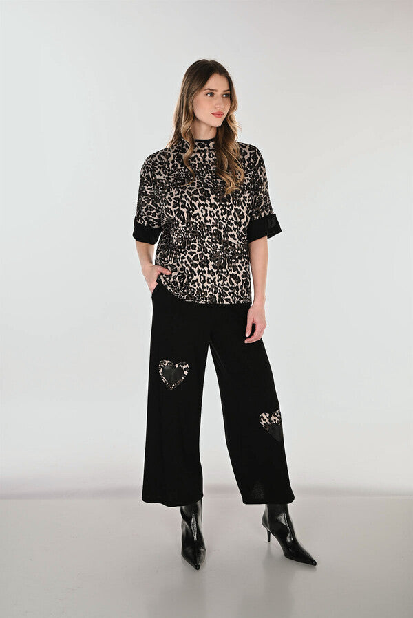 FRANK LYMAN WIDE-LEG FULL-LENGTH TROUSERS STYLE 263278