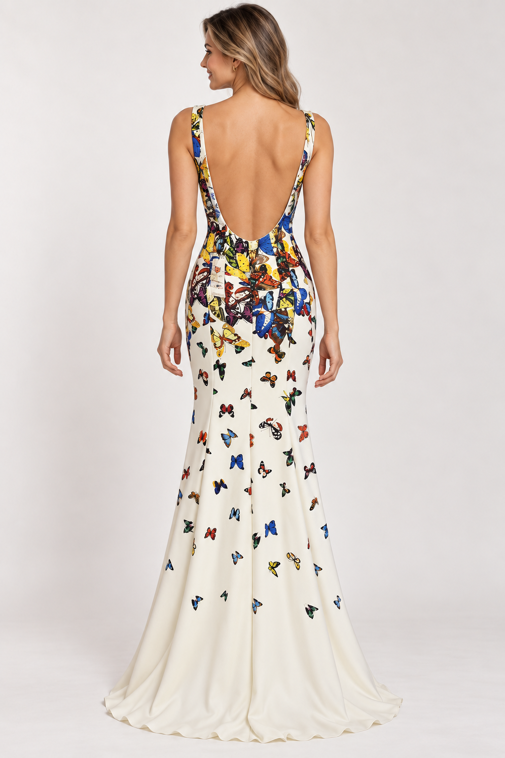 Lore white butterfly dress
