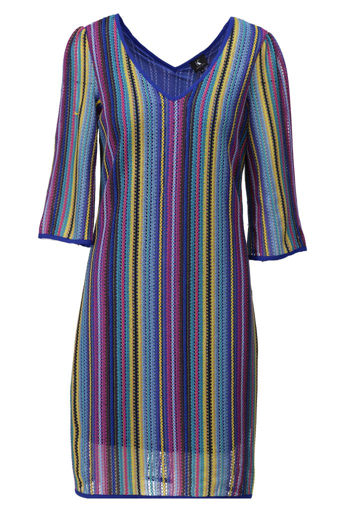 K-Design purple stripe dress
