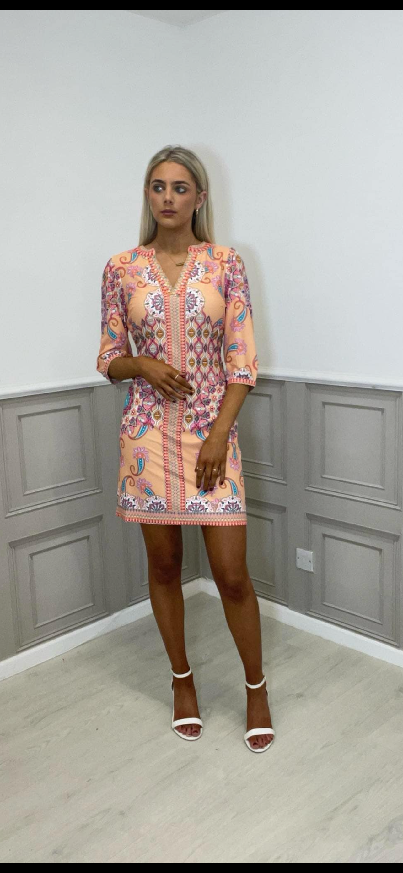 K-Design peach dress