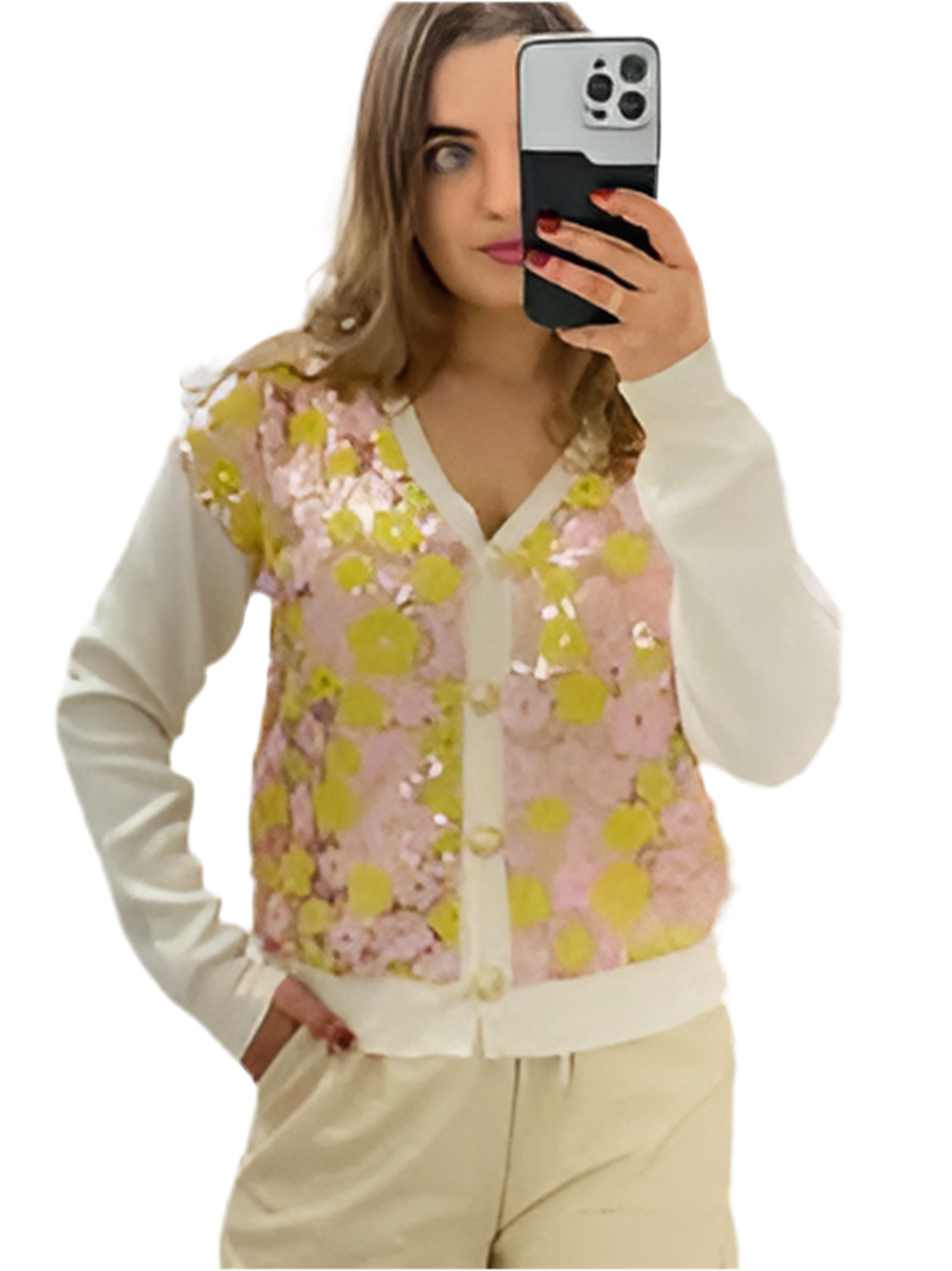 Soft Sequin cardigan