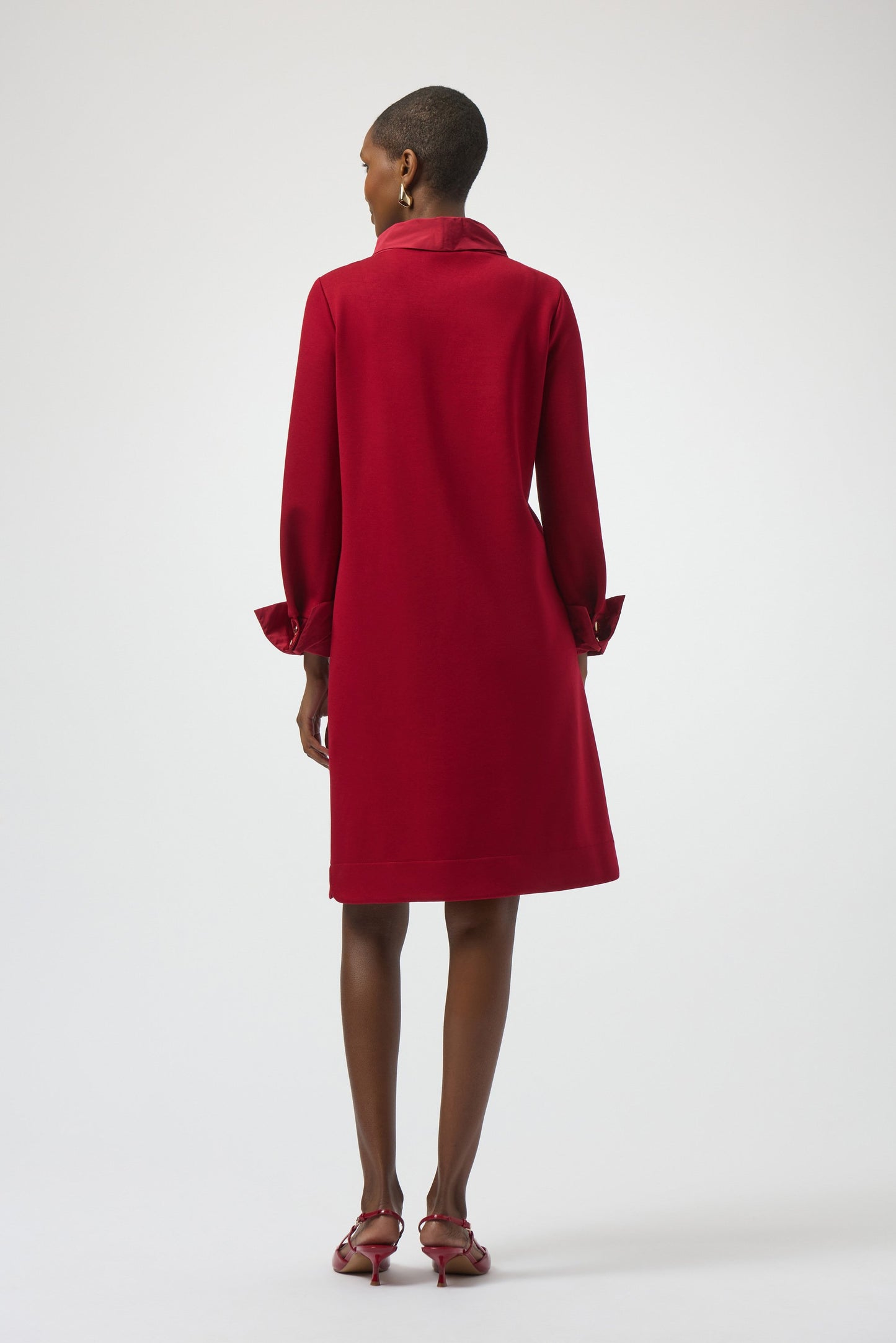 Scuba Jersey & Memory Trapeze Dress