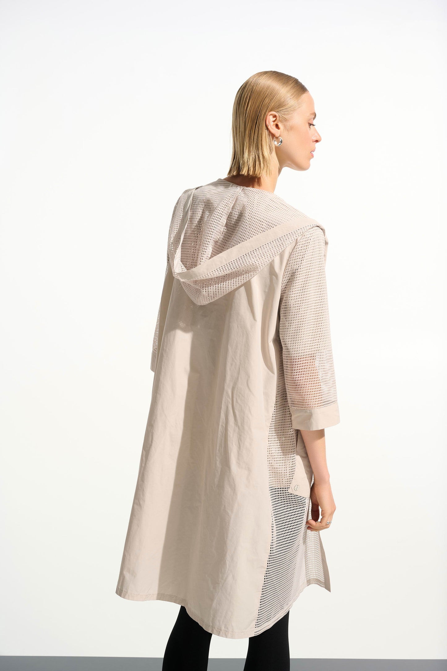 Memory and Mesh A-Line Cover-Up With Hood
261620