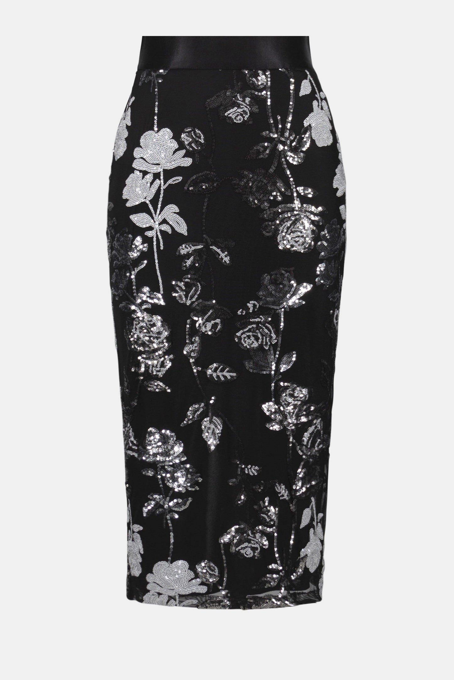 Sequin Embroidered Floral Print Boxy Top
254182