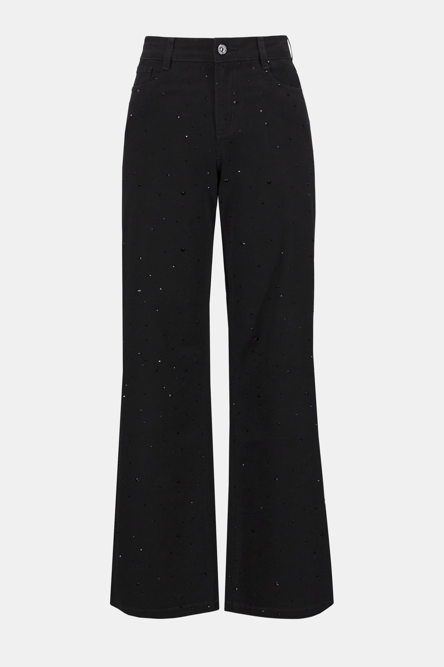 Classic Wide Leg Jeans with Rhinestones
254962