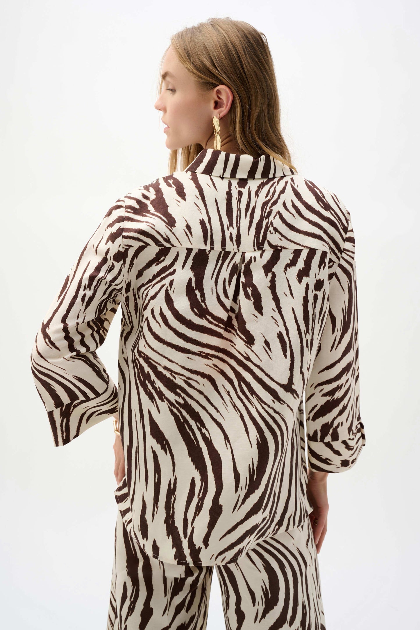 Linen Blend Animal Print A-Line Blouse Joseph Ribkoff
262943