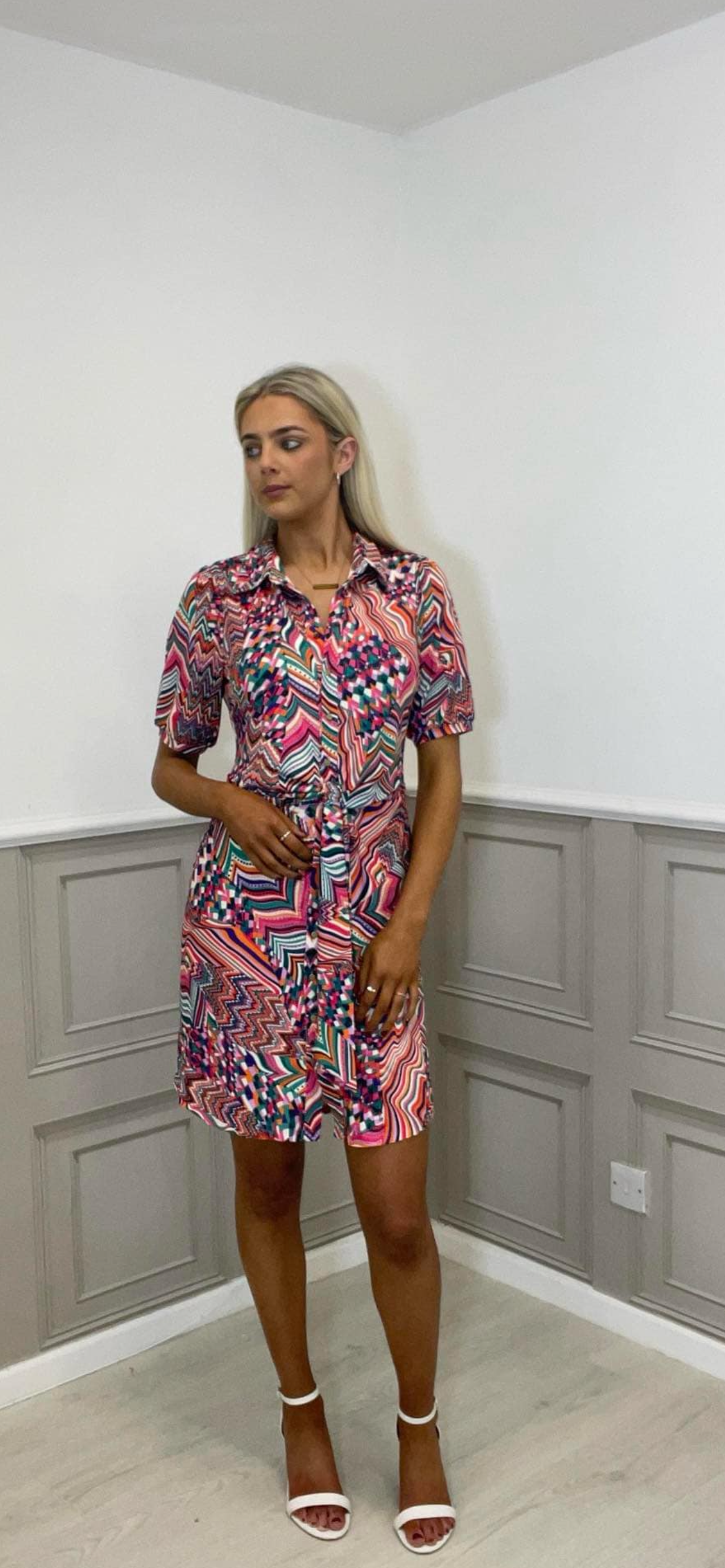 K-Design multi coloured print.