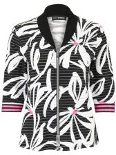 Doris Stretch Zip Jacket – Black & White Print
Product Code: 104306