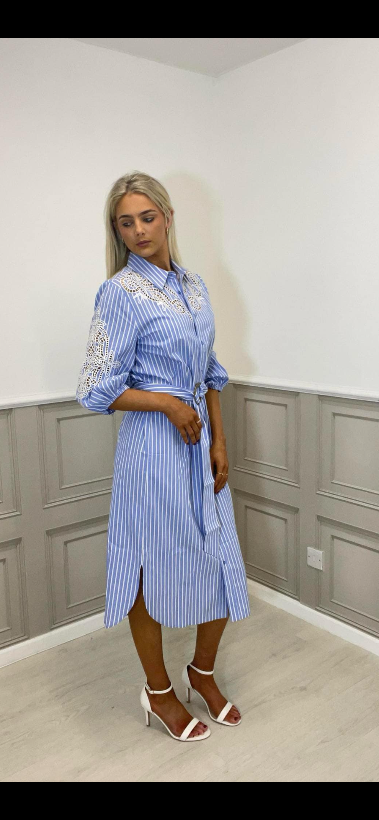 K-Design Blue stripe dress
