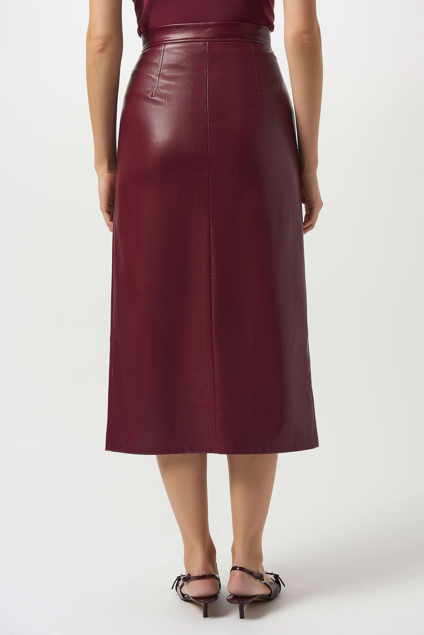 Leatherette Long Pencil Skirt
253991