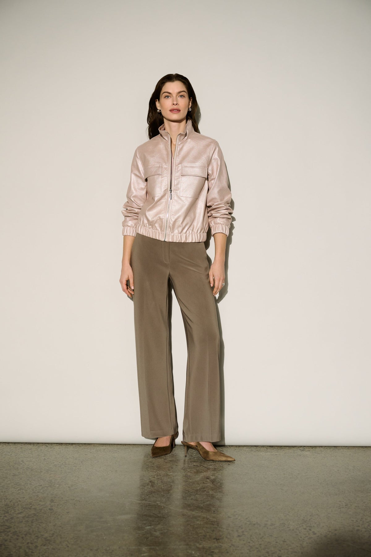 JOSEPH RIBKOFF Slip-On Wide-Leg Pants