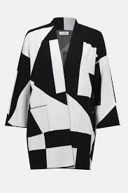 Joseph Ribkoff 253901 Jacquard
Knit Colour-Block Cover-Up