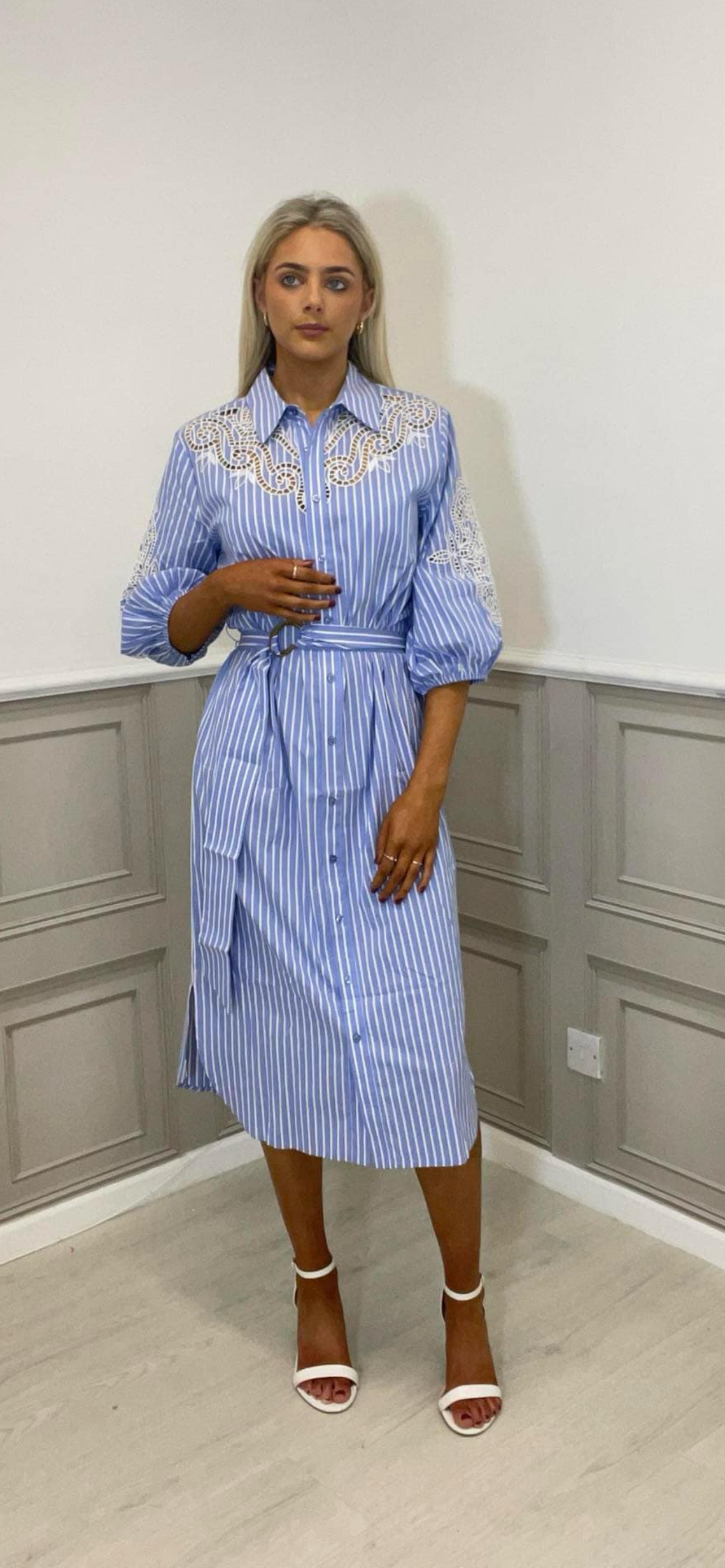 K-Design Blue stripe dress