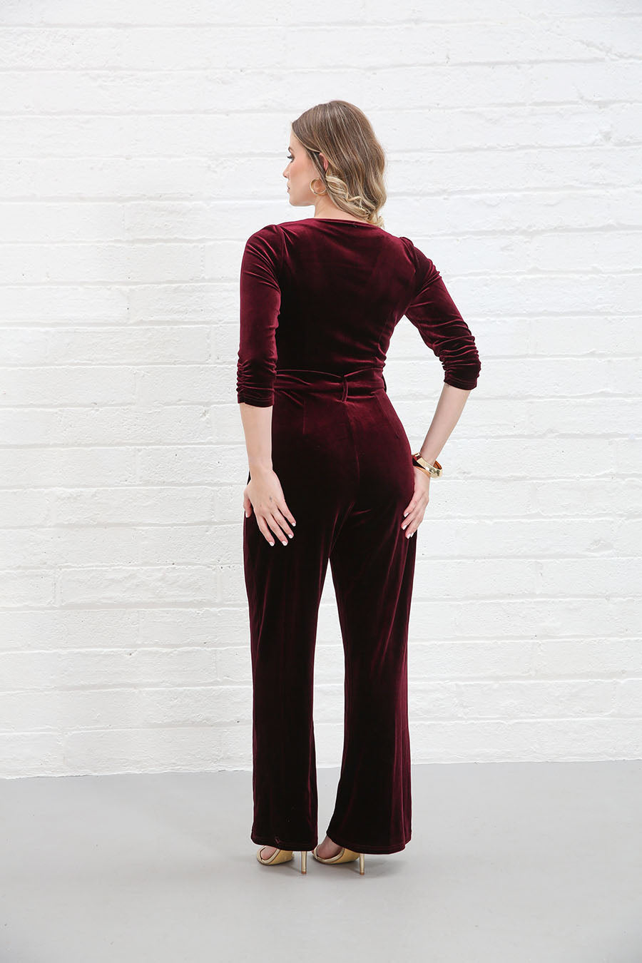 Rant & Rave Farrah Jumpsuit Wine