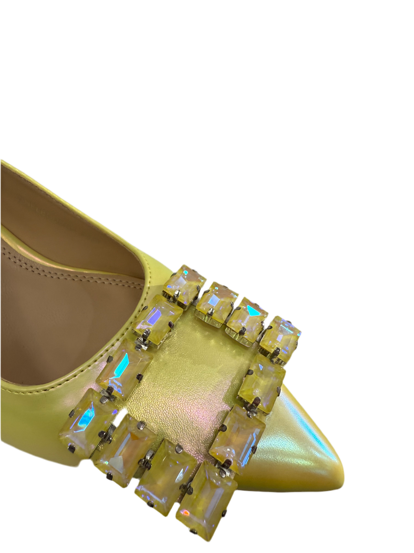 Sorento yellow slingback