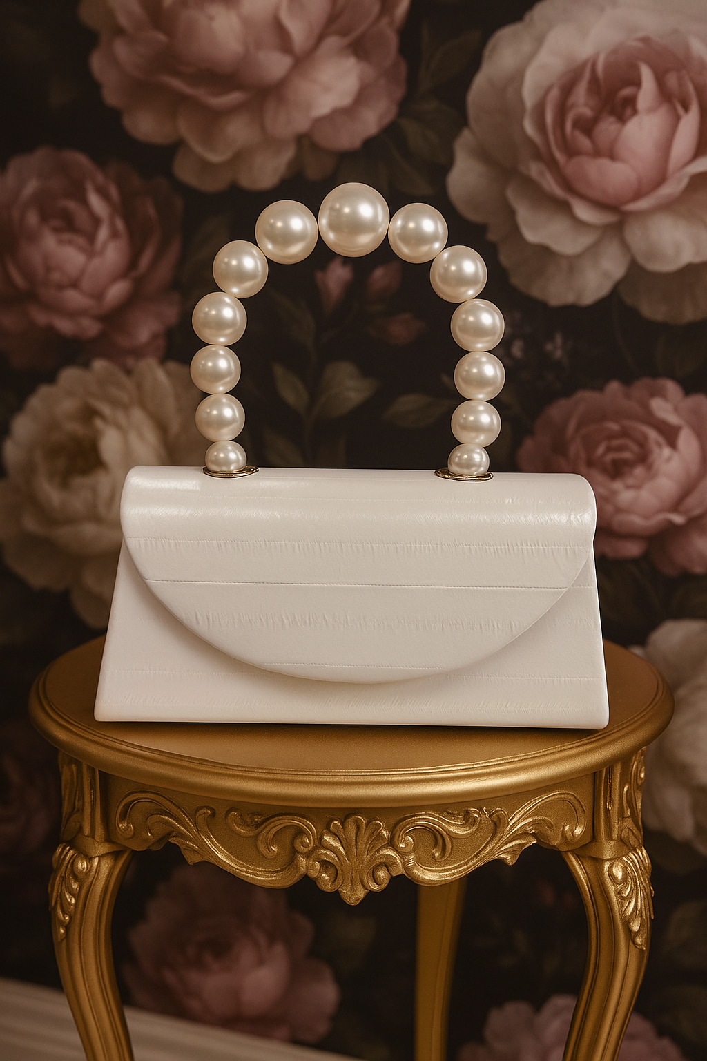 Ivory Pearl-Handled Occasion Bag