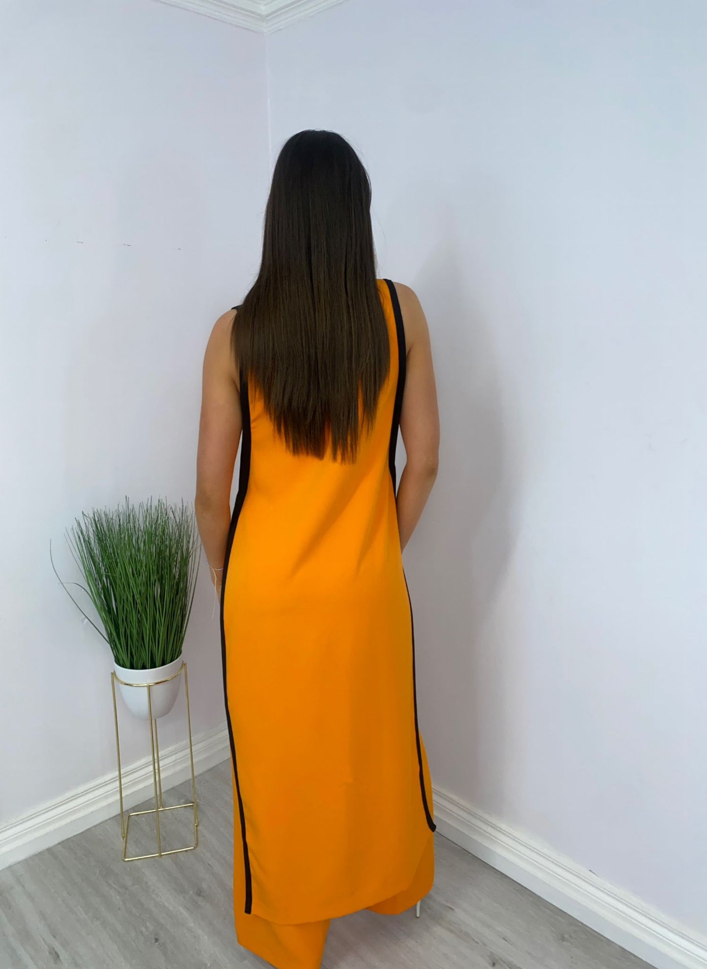 Vivianna orange tunic and trousers