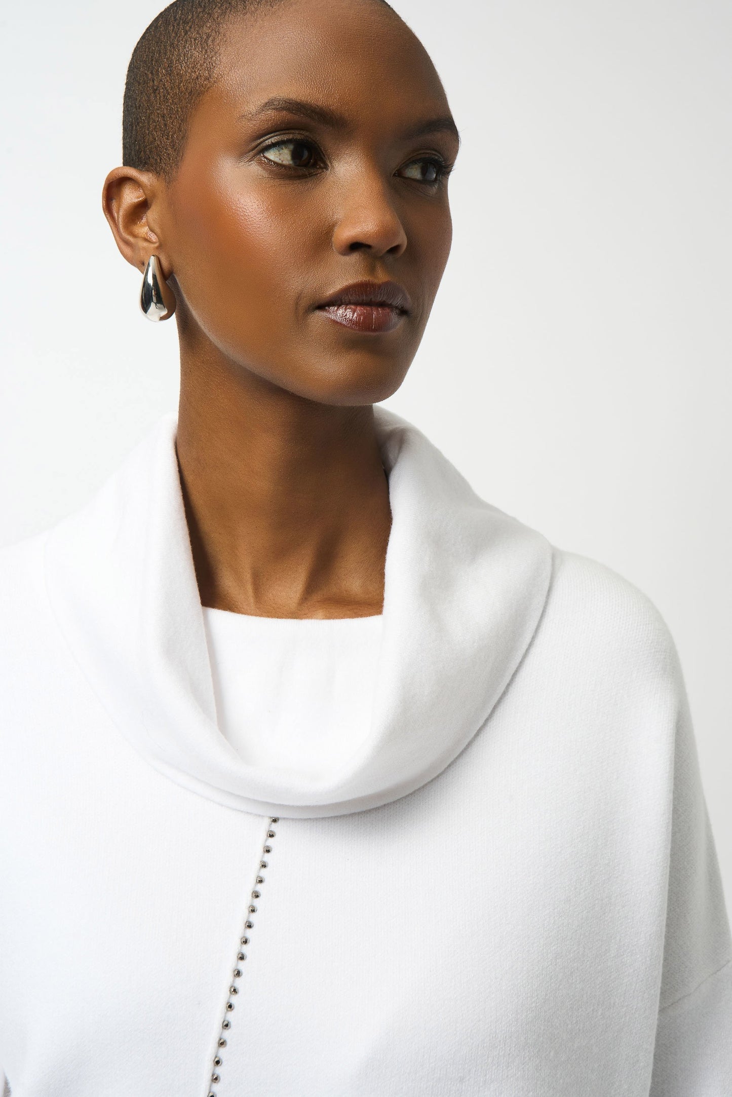 Sweater Knit Asymmetrical Pullover
253913