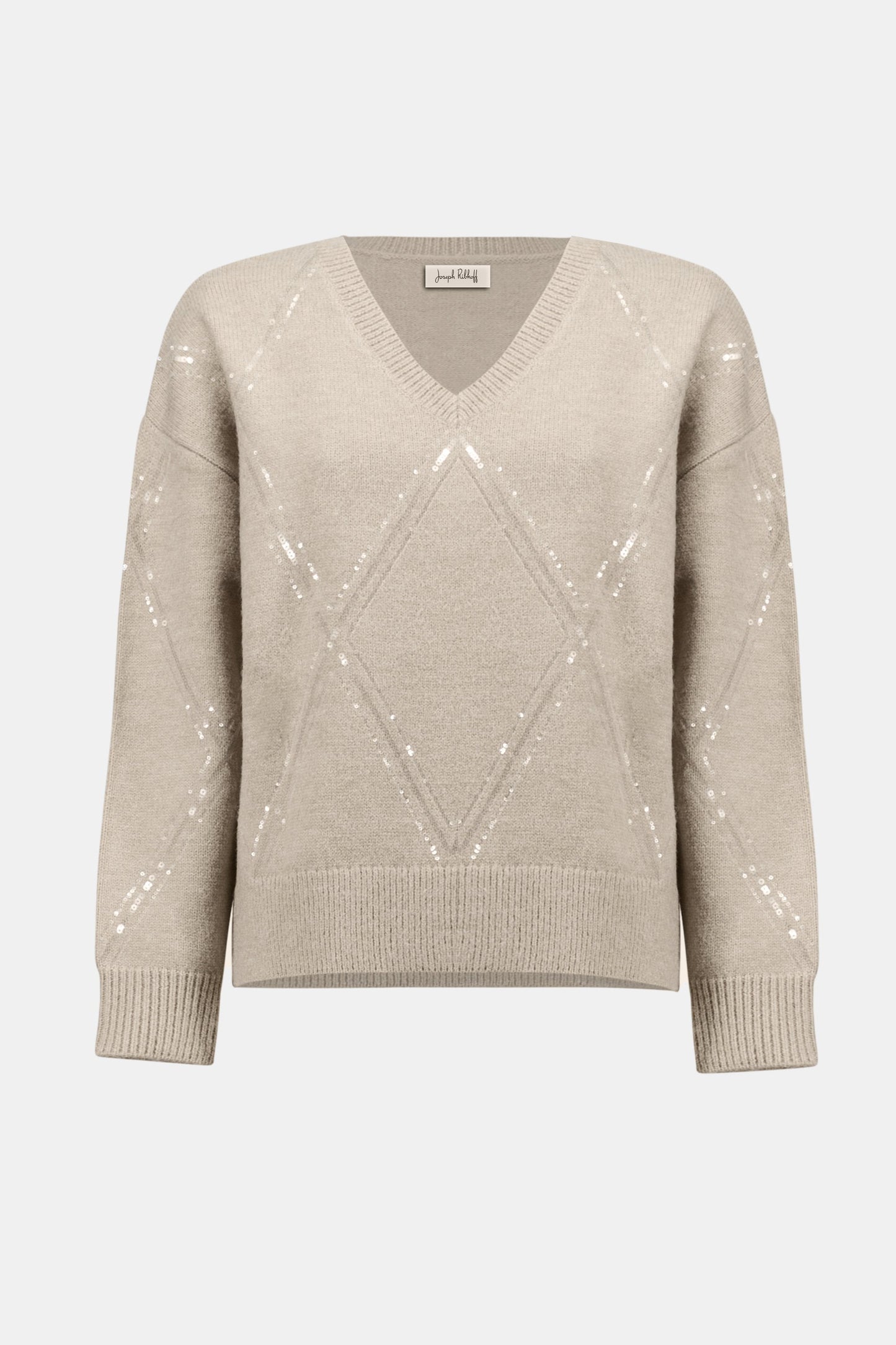 Sweater Knit Pullover with Sequins
254949