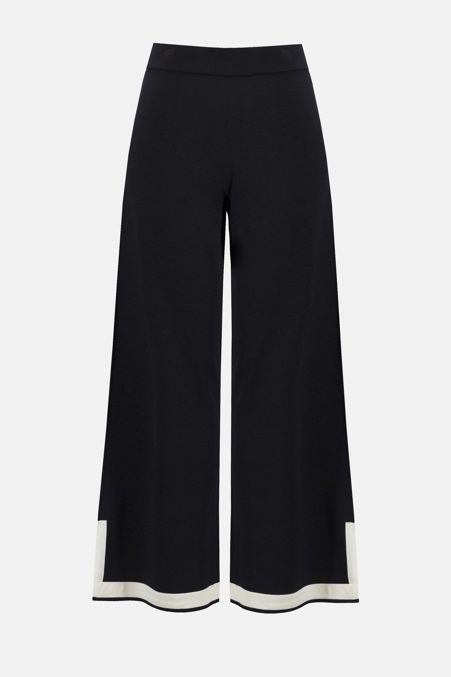 Sweater Knit Colour Block Culotte Pants