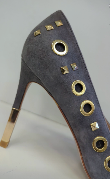 Amy huberman grey studded shoe