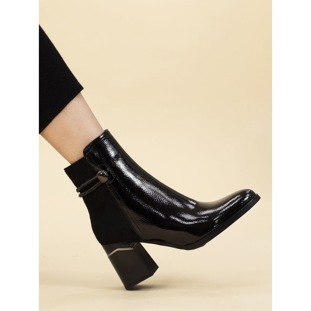 Lunar Amari patent ankle boot