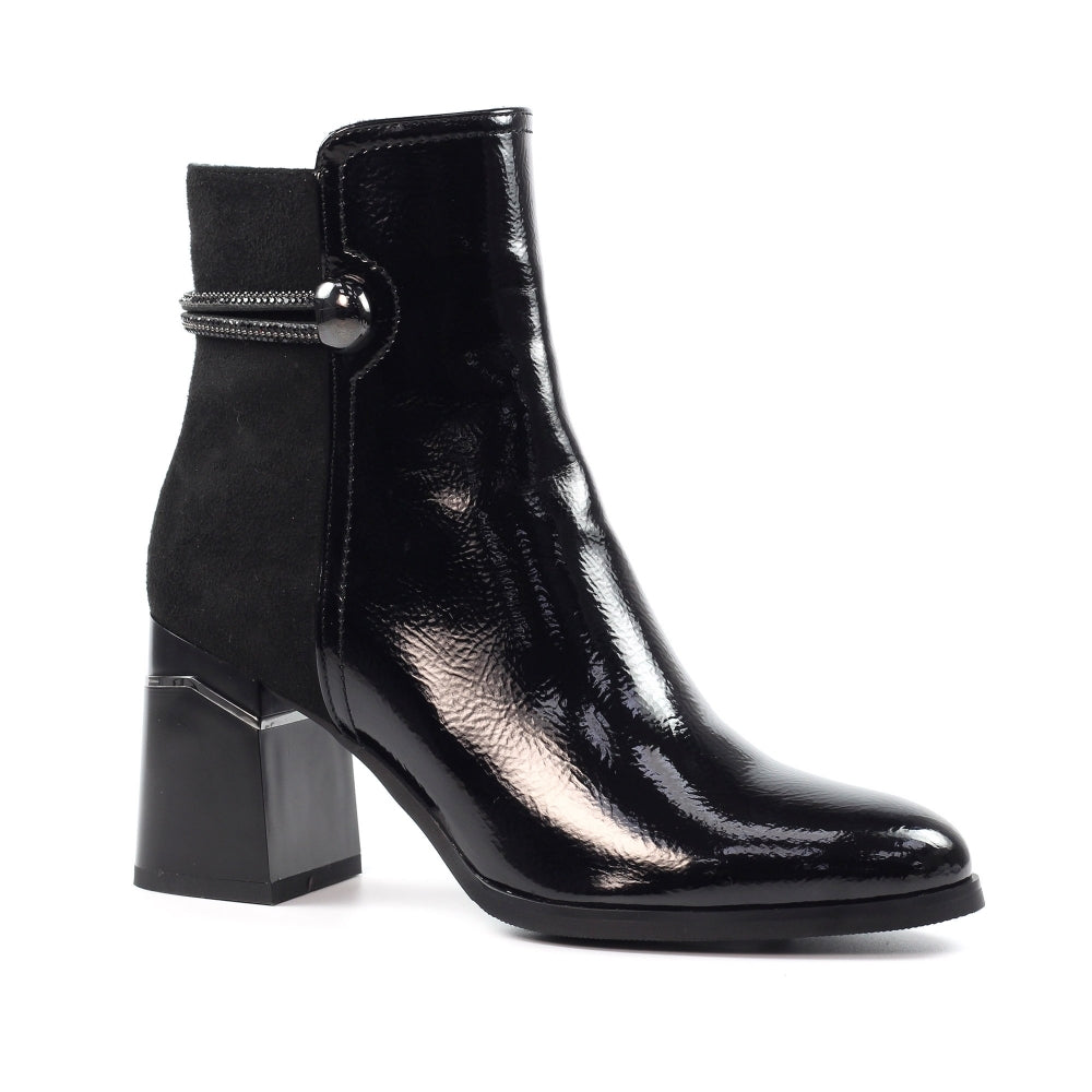 Lunar Amari patent ankle boot