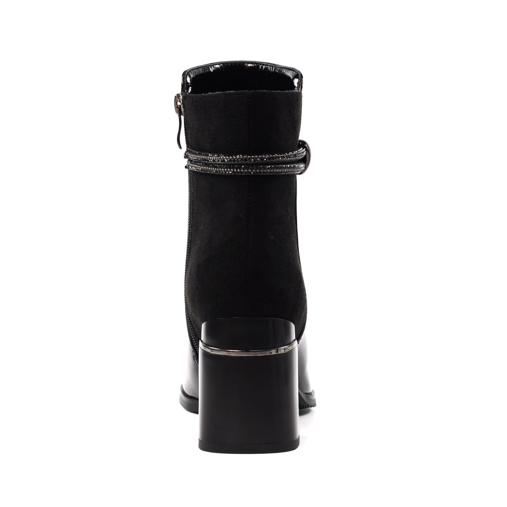 Lunar Amari patent ankle boot