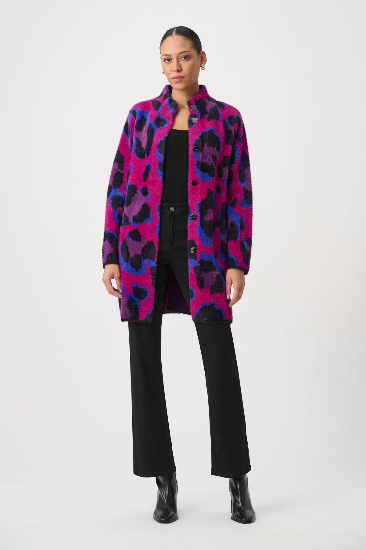 Animal Print Sweater Coat
264922