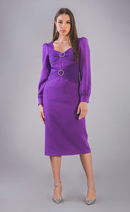 Angie purple dress