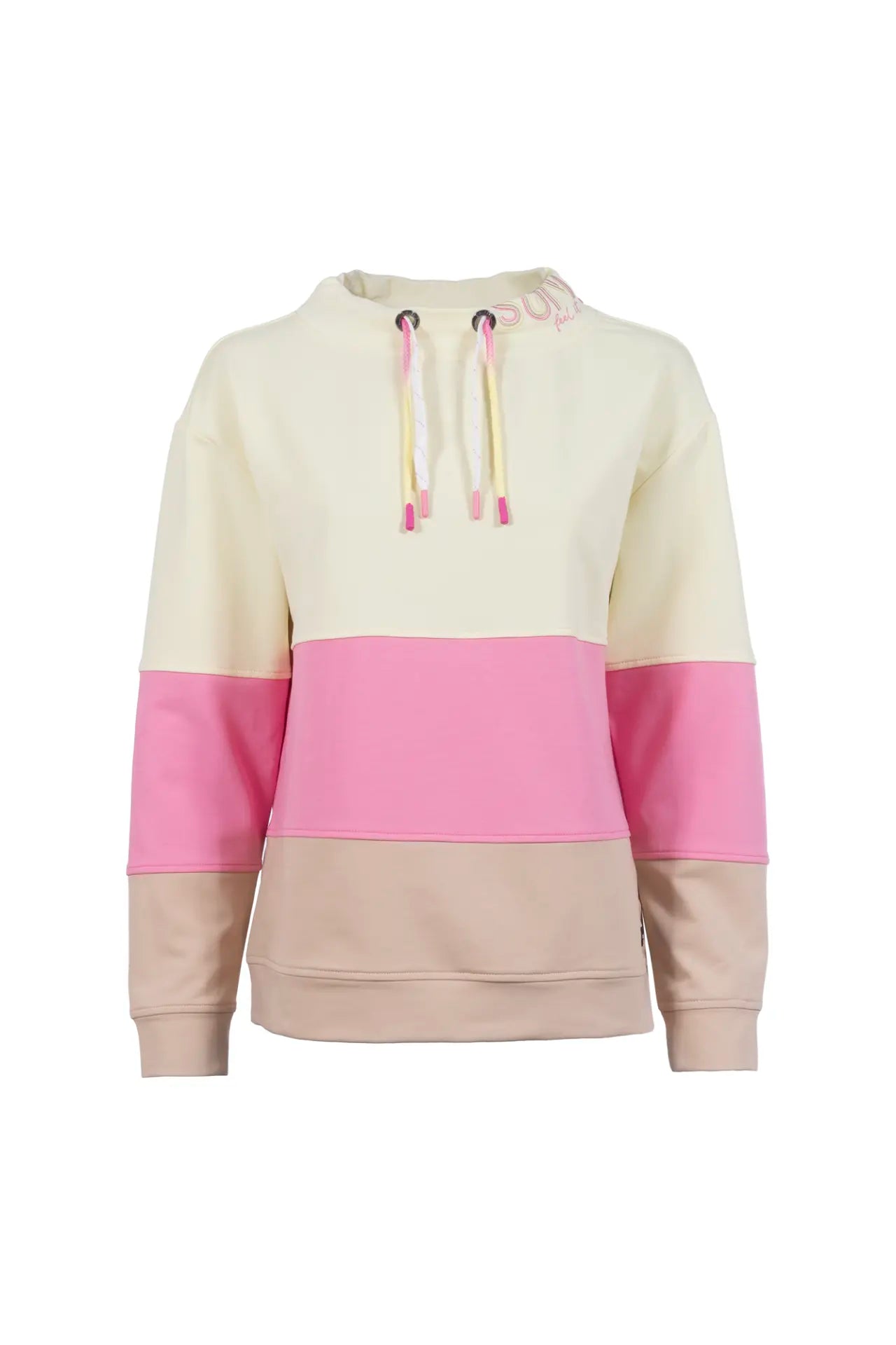 Sequesto Lightweight sweatshirt fabric, full-length sleeves, round neck with drawstring