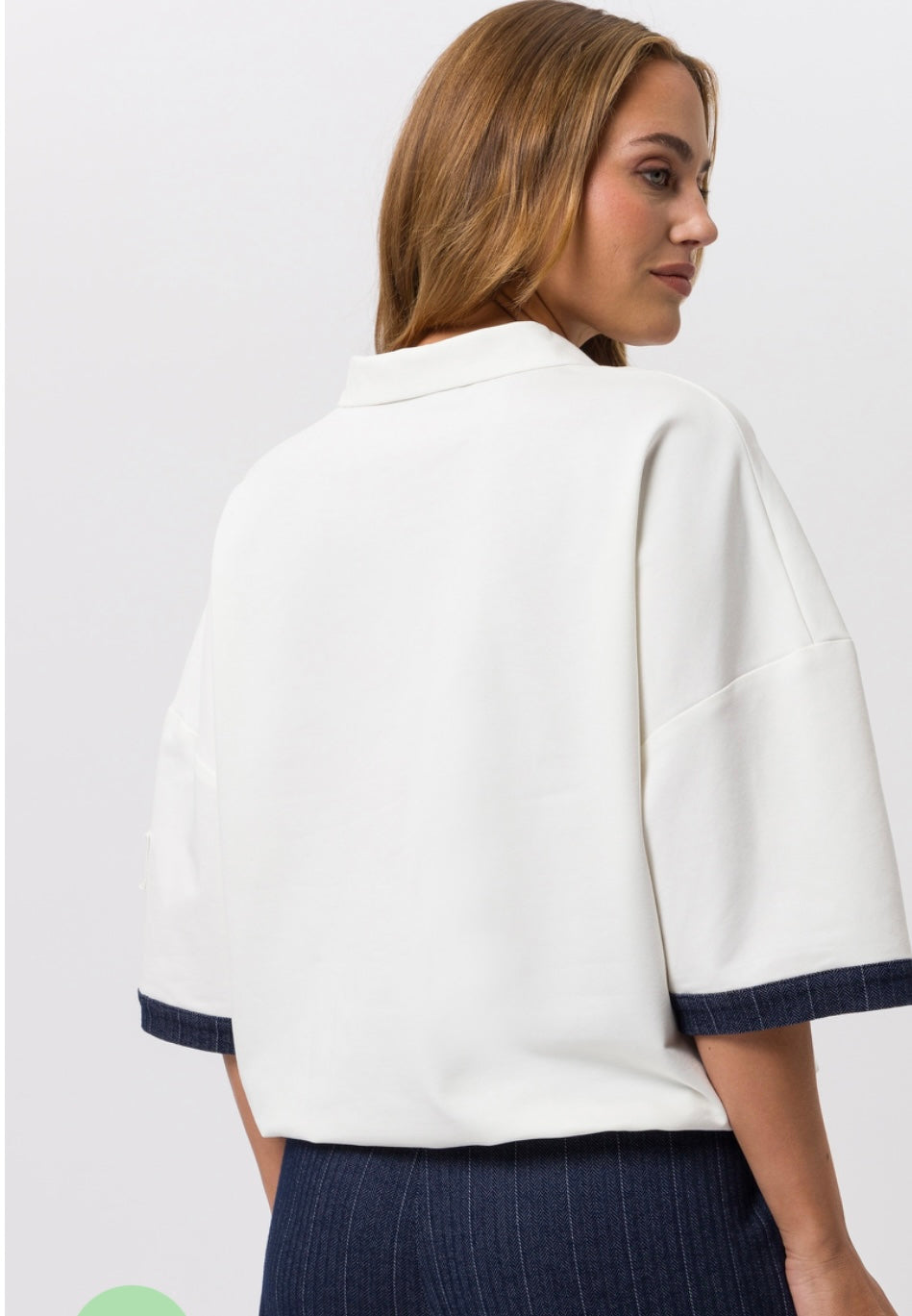 Tuzzi Polo shirt in contrasting look
