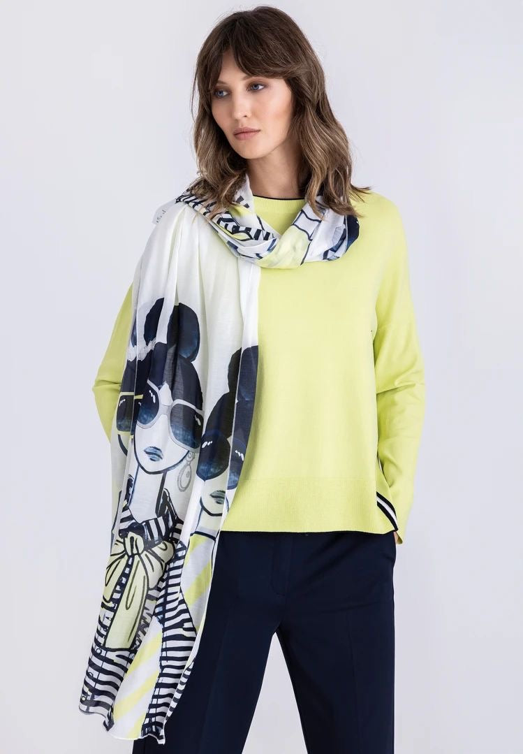 TUZZI 411.057 Diva state of mind- Lime jumper