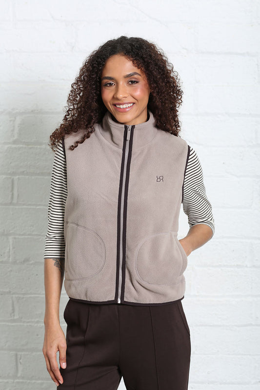 Tilly Borg Gilet Taupe