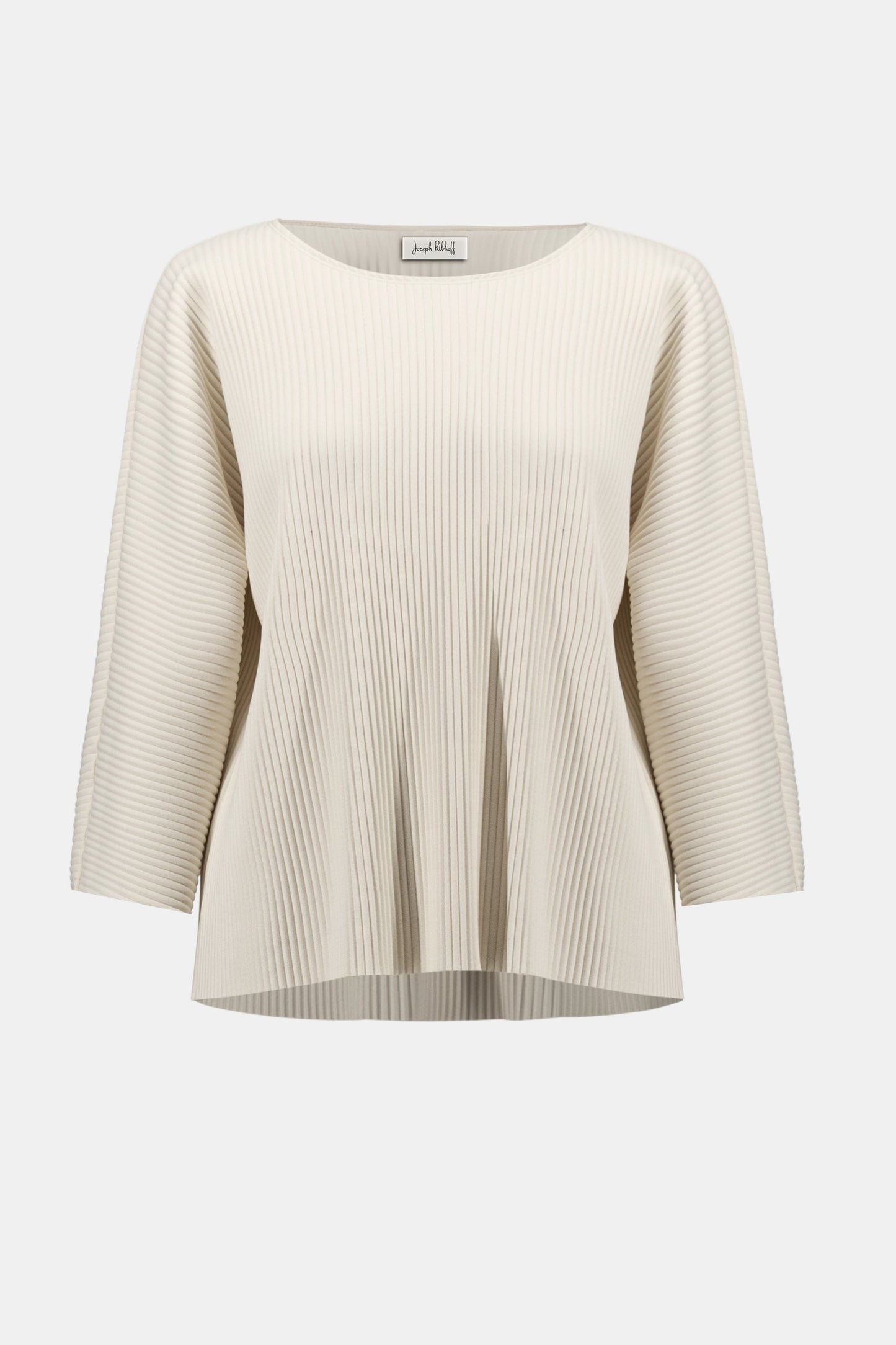 JOSEPH RIBKOFF Pleated Scuba Crepe Boxy Top 254210