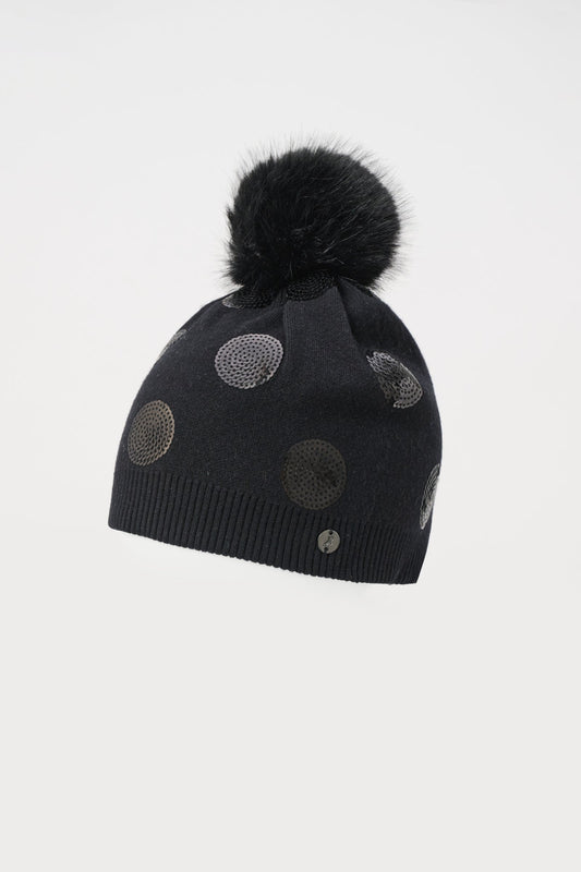 JOSEPH RIBKOFF 263982 Polka Dot Sequin Hat