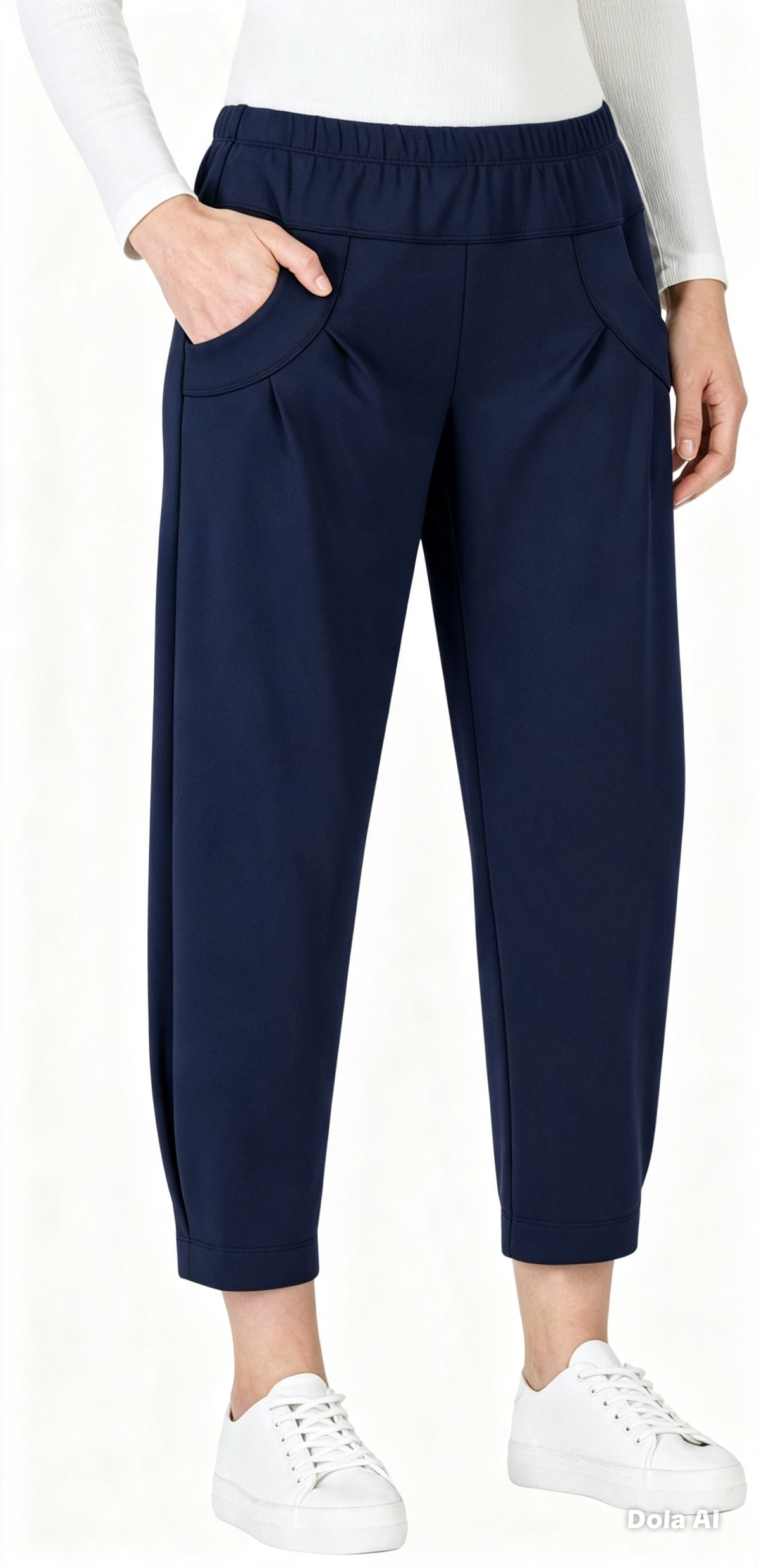 Navy Stehmann trousers..