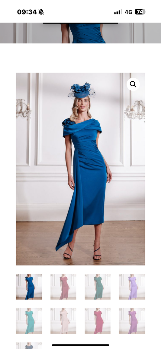 29291 Teal dress