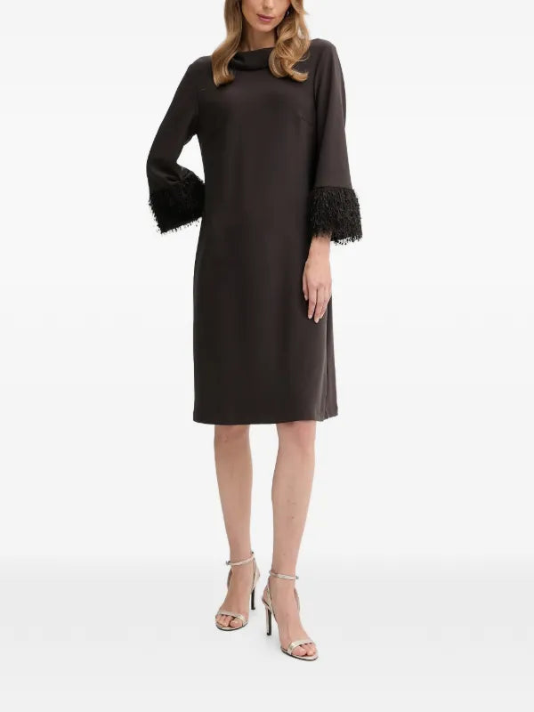 JOSEPH RIBKOFF Silky Knit & Novelty A-Line Dress
253054