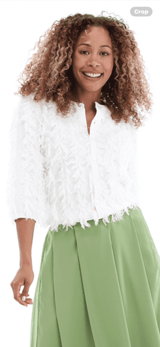 K-Design white Cardigan.