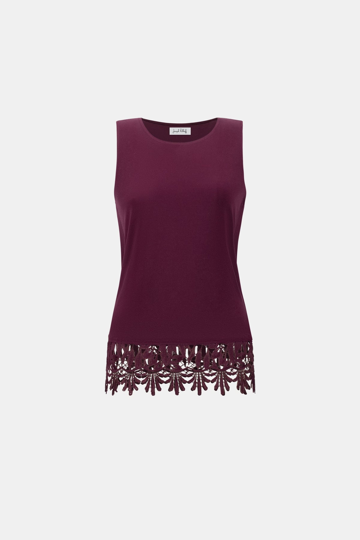 Lace Hem Sleeveless Top
262094W26