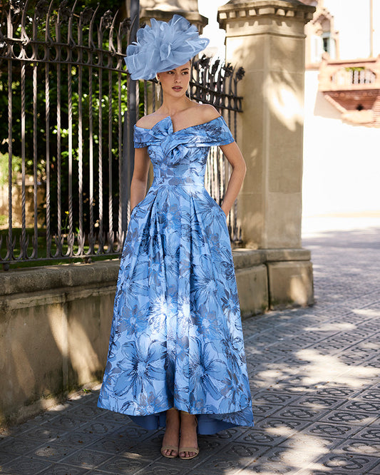 Couture Club S/S 2026 Sapphire blue dress 1G243