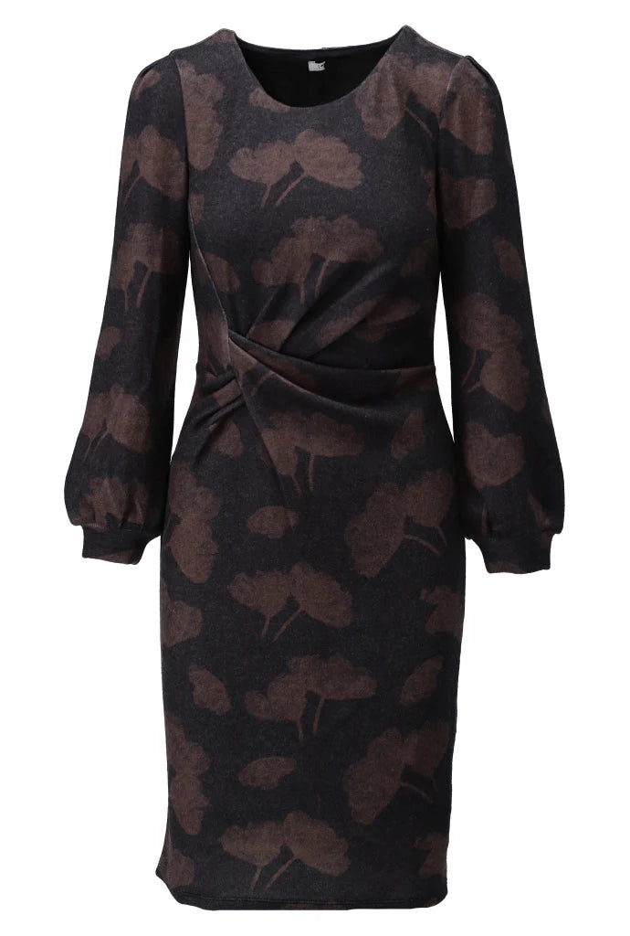 K design short dress floral print